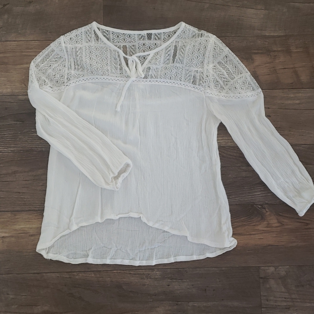 3/4" sleeve Hi-Low top